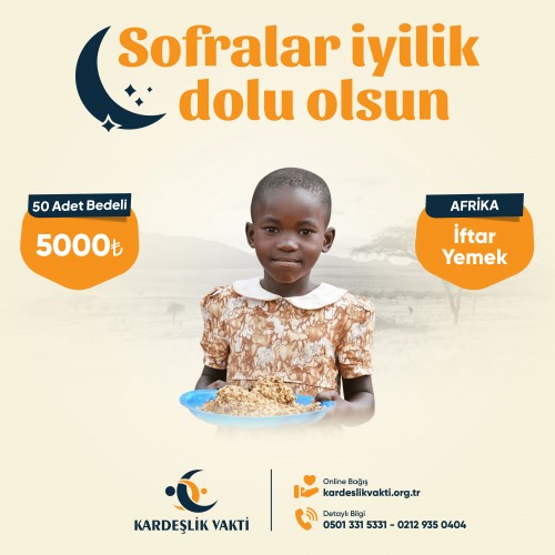 İftar / Yemek Bağışı 50 Adet İftar / Yemek Bağışı 50 Adet